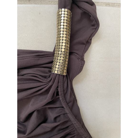 Carmen Marc Valvo Swimsuit One Piece Swimwear One Shoulder Swim - Picture 3 of 11